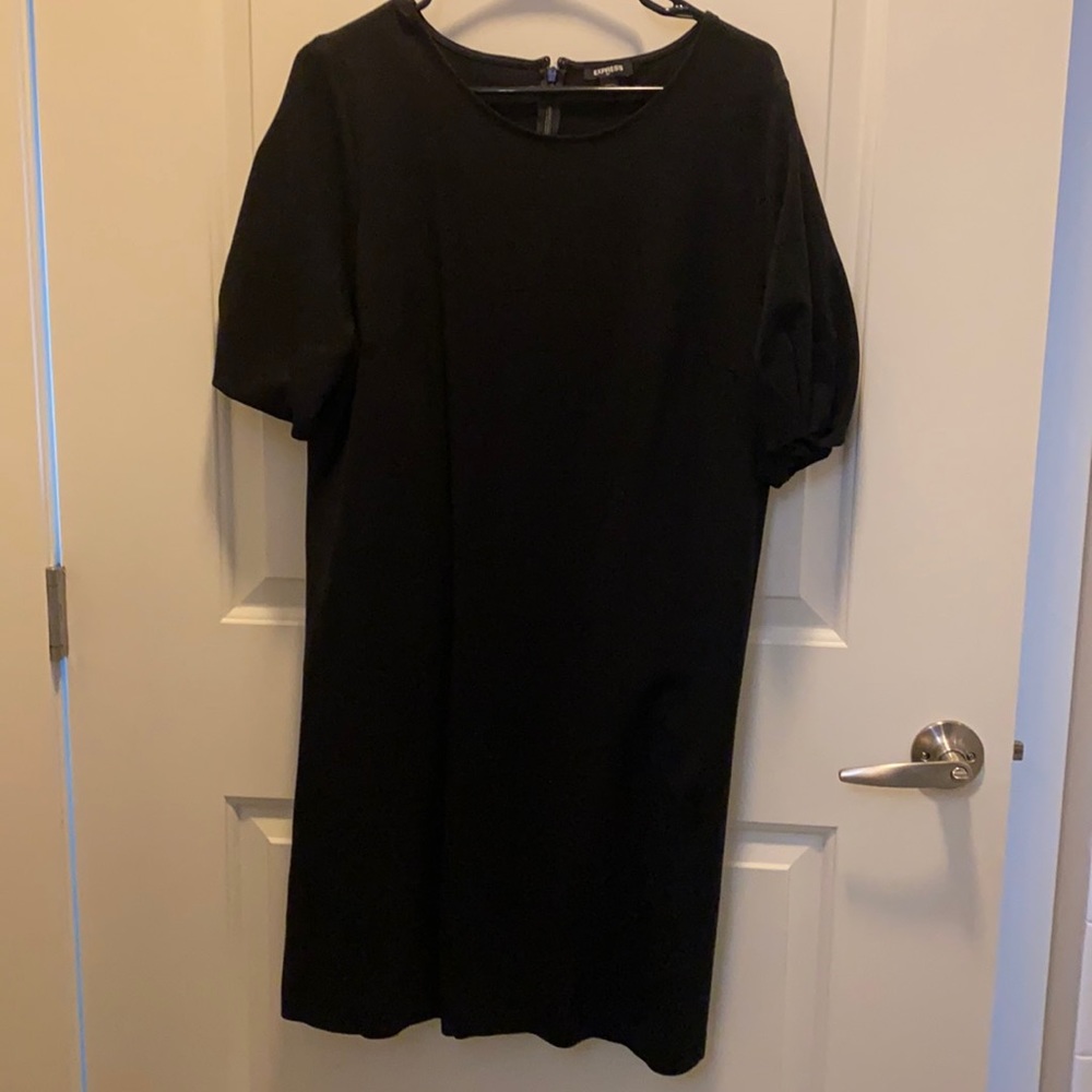 Black Express shift dress